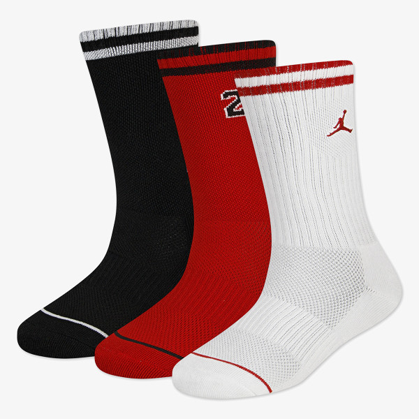 JORDAN Sosete JHB JORDAN VARSITY JERSEY 3PK 