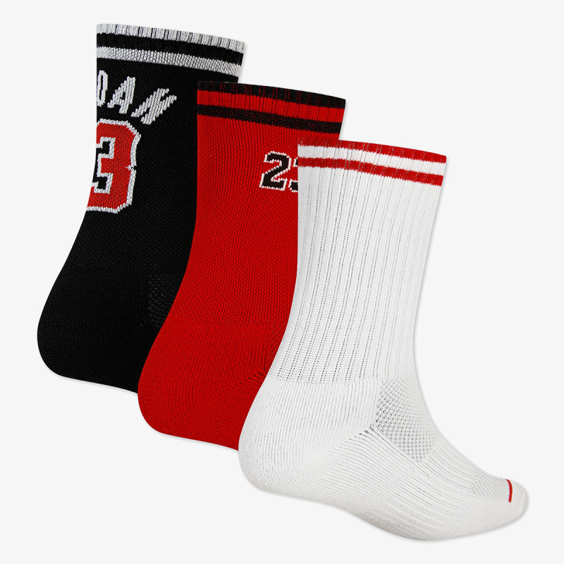 JORDAN Sosete JHB JORDAN VARSITY JERSEY 3PK 