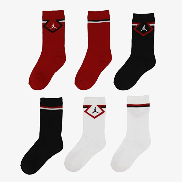 JORDAN Sosete JHN JORDAN DIAMOND 3PK CREW 