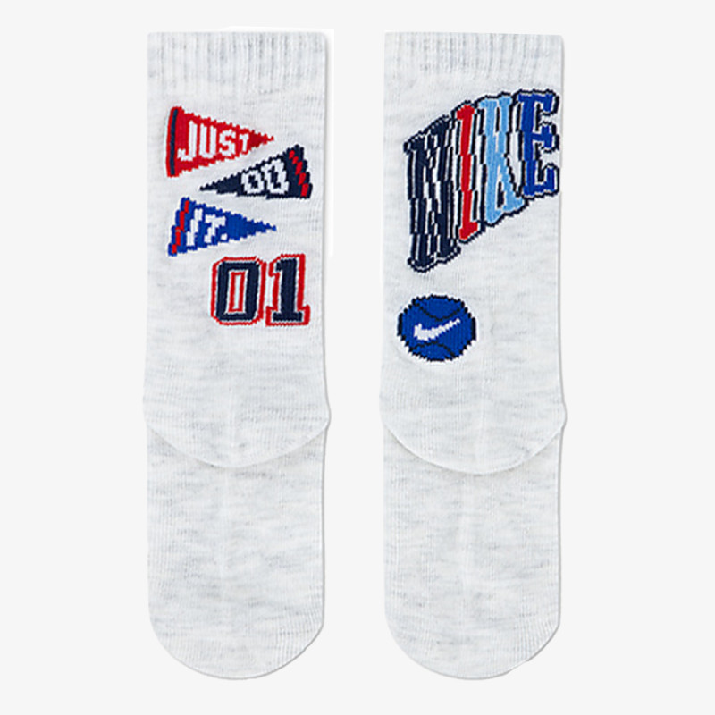 Nike Sosete NHB 3PK BOYS MULTISPORT CREW 