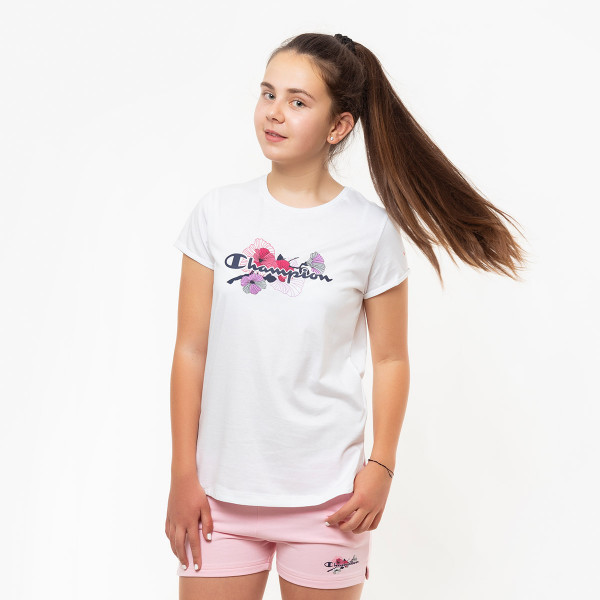 Champion Tricou GIRLS FLOWER T-SHIRT 