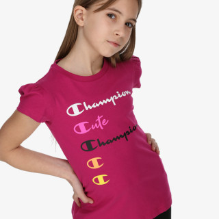 CHAMPION Tricou GIRLS CUTE T-SHIRT