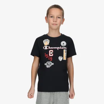 CHAMPION Tricou BOYS PATCH T-SHIRT 