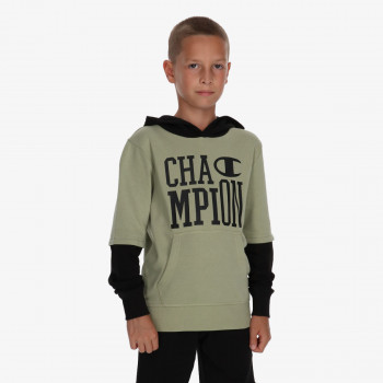 CHAMPION Hanorac BOYS COLLEGE LOGO HOODY 