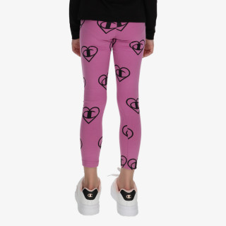 CHAMPION Colanti GIRLS HEART AOP LEGGINGS 