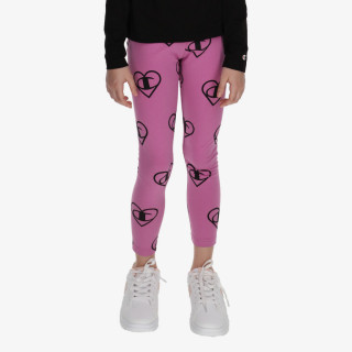CHAMPION Colanti GIRLS HEART AOP LEGGINGS 