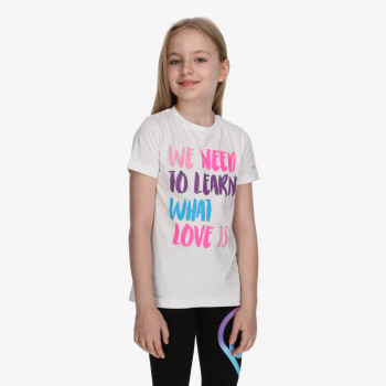 CHAMPION Tricou GIRLS HEART T-SHIRT 