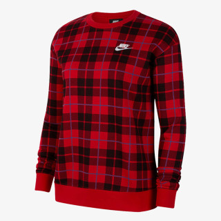 Nike Tricou maneca lunga Sportswear Crew Fleece AOP 