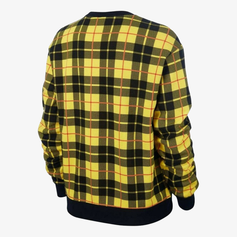 Nike Tricou maneca lunga W NSW CREW FLC AOP PLAID 