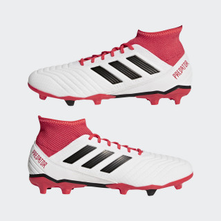 adidas Ghete de fotbal PREDATOR 18.3 FG FTWWHT/CBLACK/REACOR 