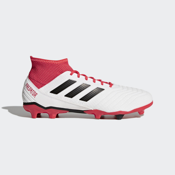 adidas Ghete de fotbal PREDATOR 18.3 FG FTWWHT/CBLACK/REACOR 