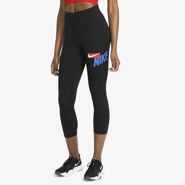 Nike Colanti 3/4 One Mid-Rise Crop Graphic 