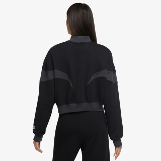 NIKE Tricou maneca lunga W NSW AIR FLC MOCK LS TOP