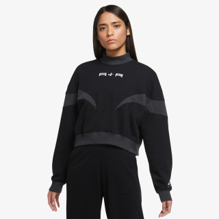 NIKE Tricou maneca lunga W NSW AIR FLC MOCK LS TOP