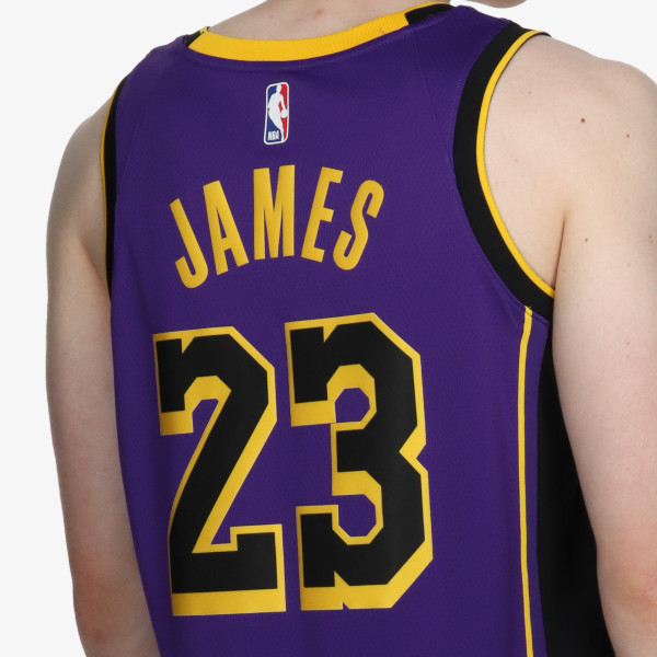 Nike Tricou echipe Los Angeles Lakers Statet Edition<br /> Jordan Dri-FIT NBA Swing 