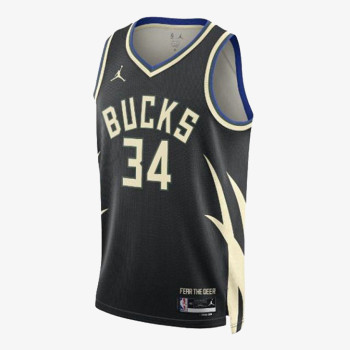 Nike Tricou echipe Milwaukee Bucks Statet Edition<br /> Jordan Dri-FIT NBA Swing 