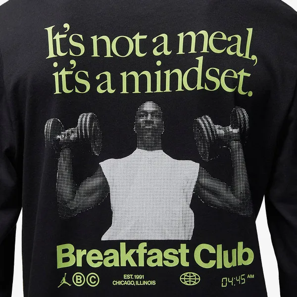 NIKE Tricou maneca lunga M J DF SPRT BC GFX LS CREW 