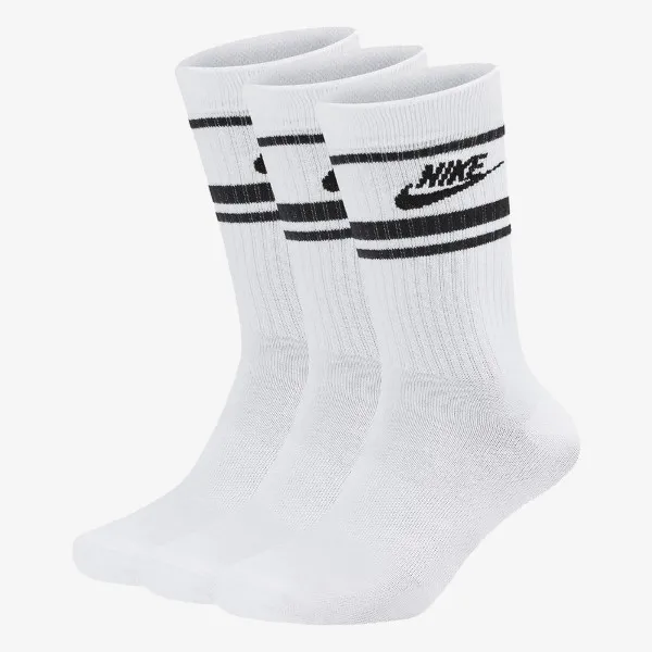 NIKE Sosete U NK NSW EVERYDAY ESSENTIAL CREW 3PR - 144 STRIPES