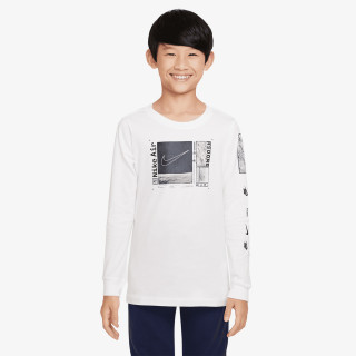 NIKE Tricou maneca lunga B NSW LS TEE CREATE PACK S23