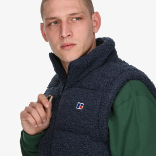 Russell Athletic Vesta DARREN-PADDED SHERPA GILET 