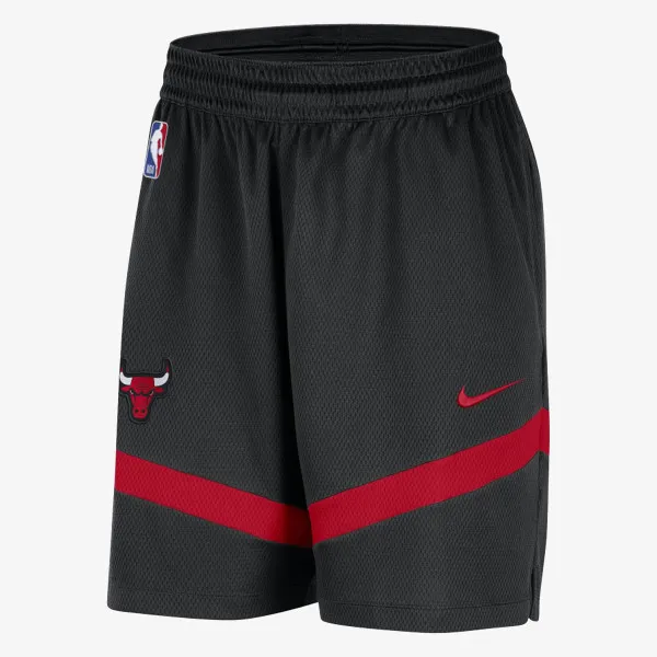 NIKE Pantaloni scurti Chicago Bulls Nike Men's Practice Icon Shorts 8 inches 'Black/Red' 