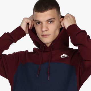 Nike Hanorac Club Fleece Men's French Terry Color-Blocked Hoodie 