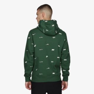 NIKE Hanorac Club Fleece Men's All-Over Print Pullover Hoodie 