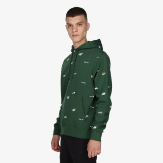 NIKE Hanorac Club Fleece Men's All-Over Print Pullover Hoodie 