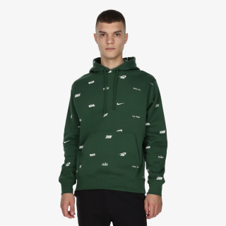 NIKE Hanorac Club Fleece Men's All-Over Print Pullover Hoodie 