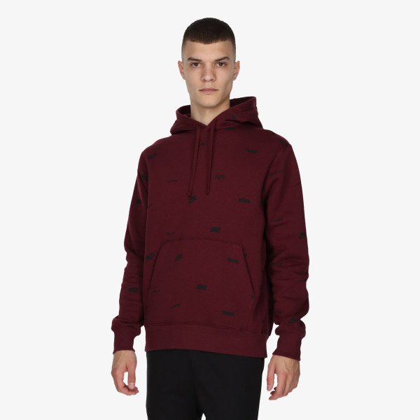 NIKE Hanorac Club Fleece Men's All-Over Print Pullover Hoodie 