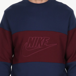 NIKE Hanorac Club Men's French Terry Color-Blocked Crew 