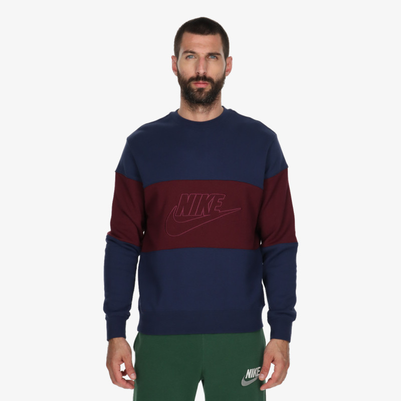 Nike Hanorac Club Men's French Terry Color-Blocked Crew 