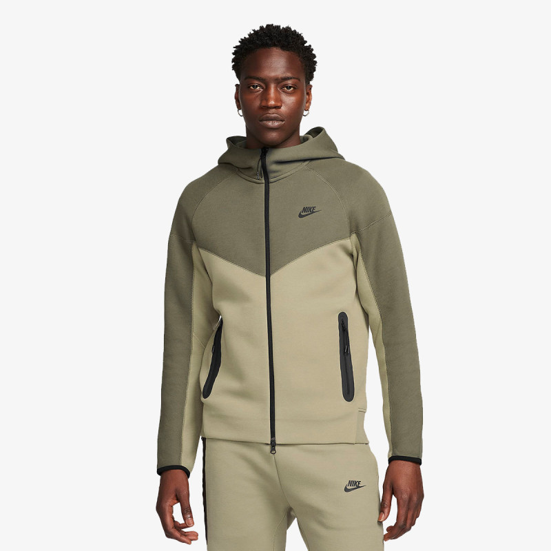 nike hanorac m nsw tch flc hoodie fz wr
