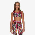 NIKE Bustiera G NK SWSH REV BRA SPORT AOP 