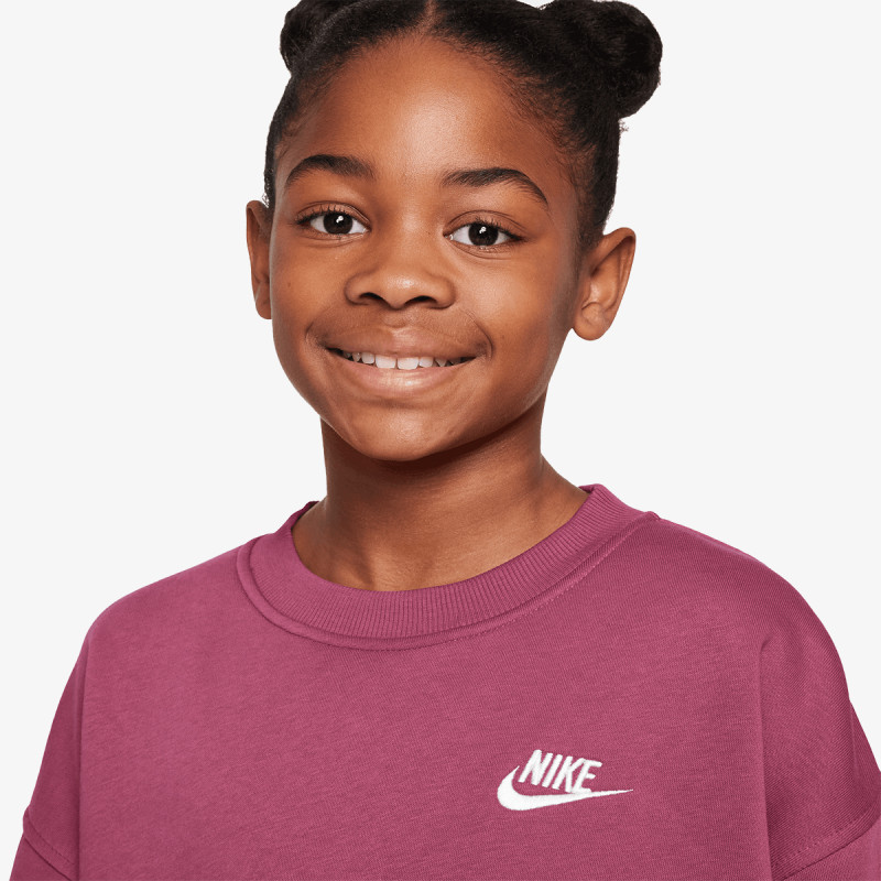 Nike Hanorac G NSW CLUB FLC OVRSZD CREW LBR 