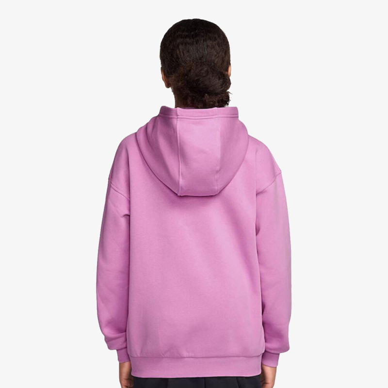 Nike Hanorac G NSW CLUB FLC OVRSZD FZ LBR 