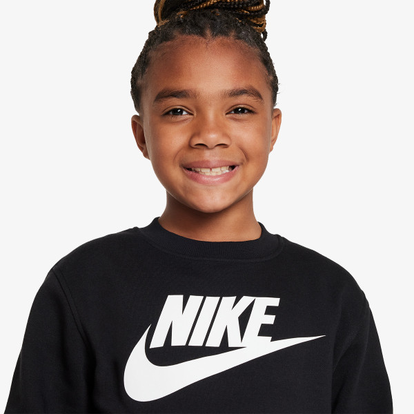 Nike Tricou maneca lunga K NSW CLUB FLC CREW LS HBR 