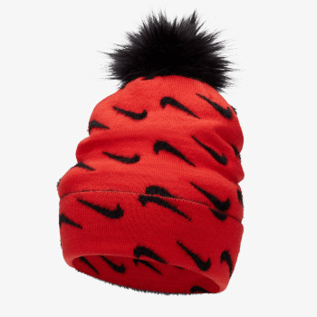 K NK PEAK BEANIE POM