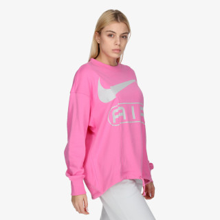 Nike Tricou maneca lunga W NSW AIR OOS FLC CREW 