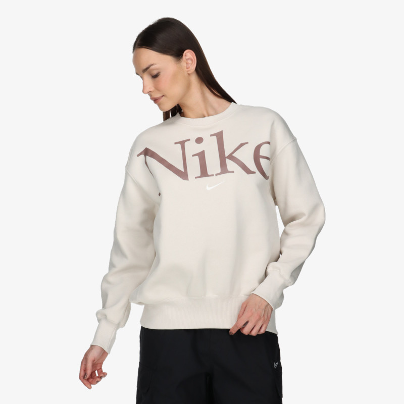 Nike Tricou maneca lunga W NSW PHNX FLC OS LOGO CREW 