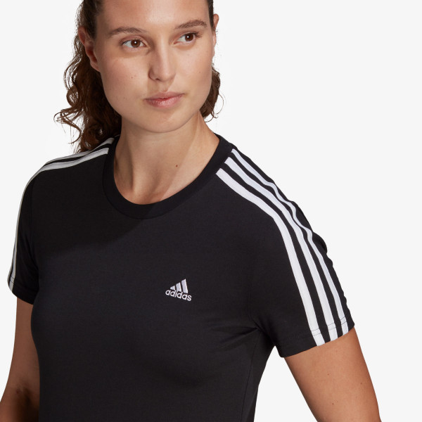 adidas Tricou LOUNGEWEAR ESSENTIALS SLIM 3-STRIPES 