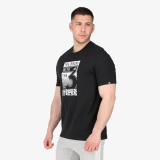 adidas Tricou EXTRUSION MOTION BRAND SLOGAN GRAPHIC