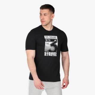 adidas Tricou EXTRUSION MOTION BRAND SLOGAN GRAPHIC