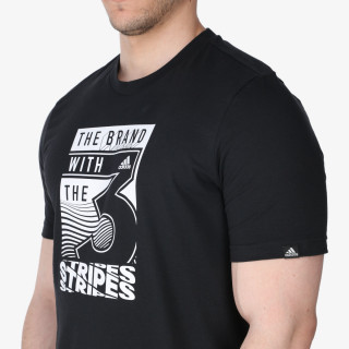 adidas Tricou EXTRUSION MOTION BRAND SLOGAN GRAPHIC