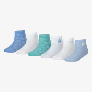 Nike Sosete NHG GIRLS FLOWRAL 6PK ANKLE SO 