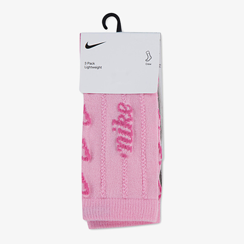 Nike Sosete NHG 3PK JUXTA-GIRL CREW SOCK 
