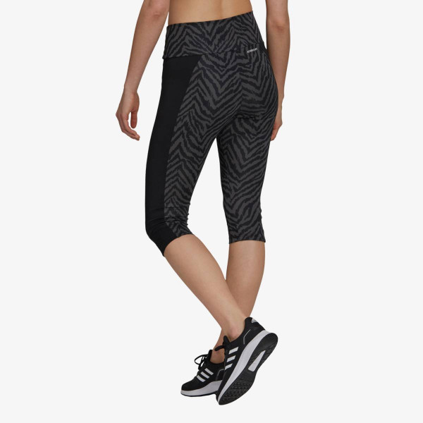 adidas Colanti HIGH RISE SPORT ZEBRA CAPRI 