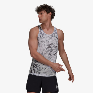 adidas Tricou FAST GRAPHIC SINGLET PRIMEBLUE 