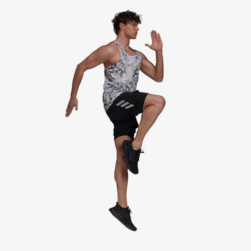 adidas Tricou FAST GRAPHIC SINGLET PRIMEBLUE 