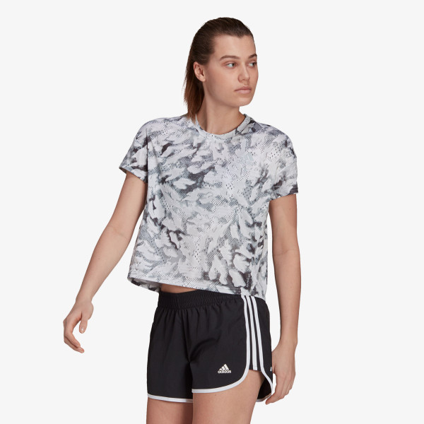 adidas Tricou FAST SPLIT ALL OVER PRINT 